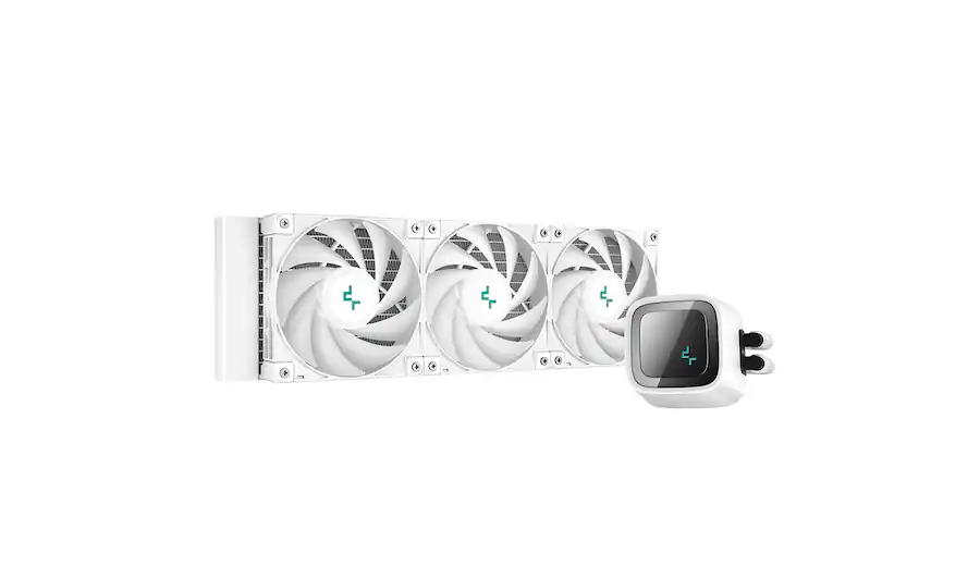 Intel Fan Pin Deepcool LS720 WH 360mm Liquid CPU Cooler, 3100RPM Pump, Intel & AMD ...