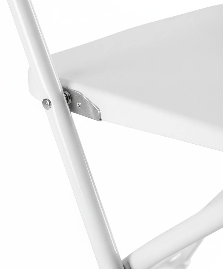 Left. AOITUN - Folding Chair 4 Pack Plastic Foldable for Quality Daily Use - Sturdy and Portable Seating for Dorms, Events, and Home - White.