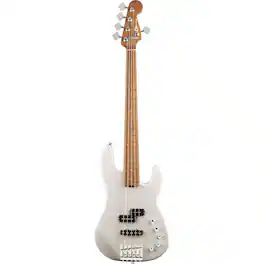 Charvel - Pro-Mod San Dimas Bass PJ V 5-String Bass Guitar, Platinum Pearl