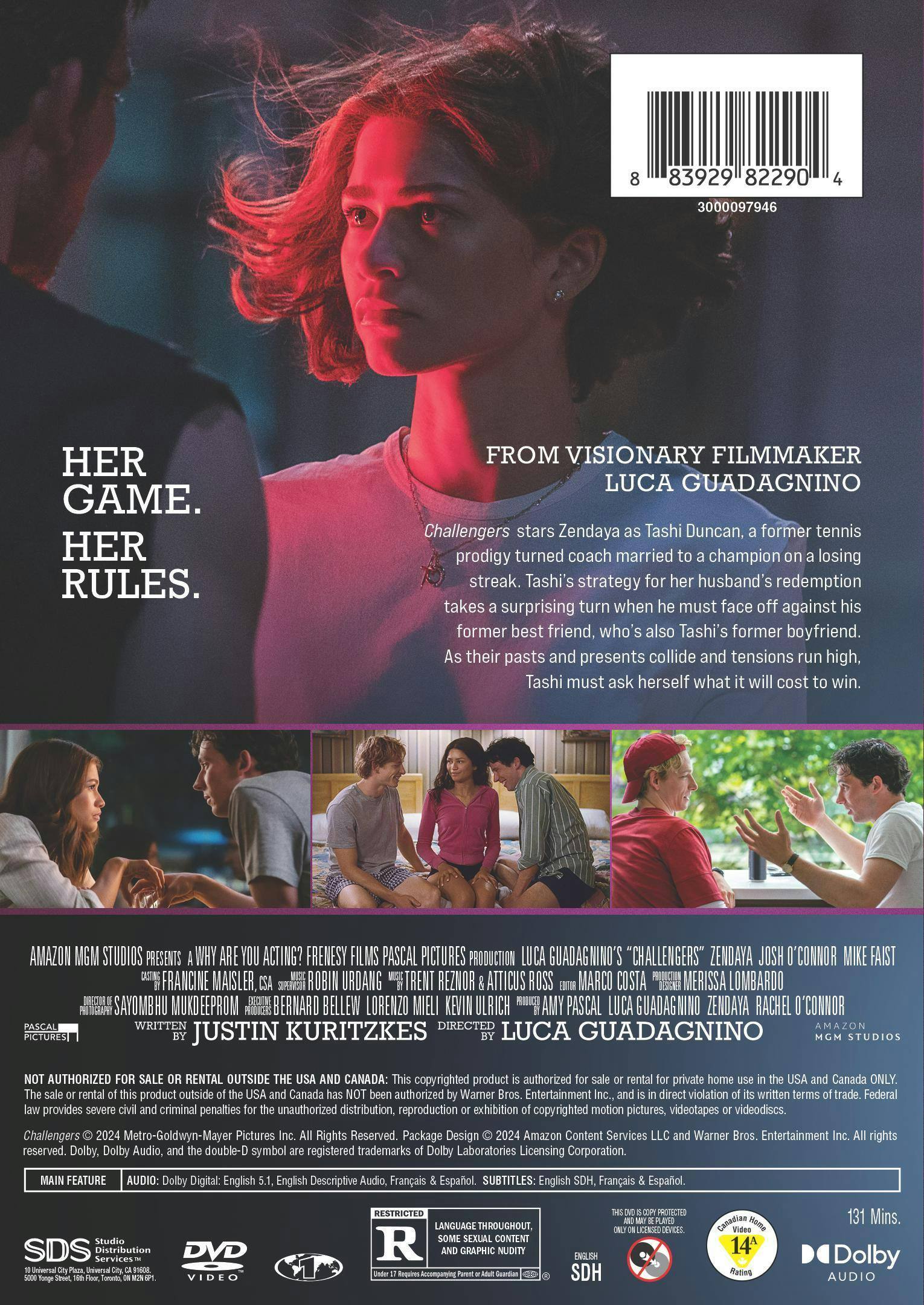 Back. Challengers [DVD].