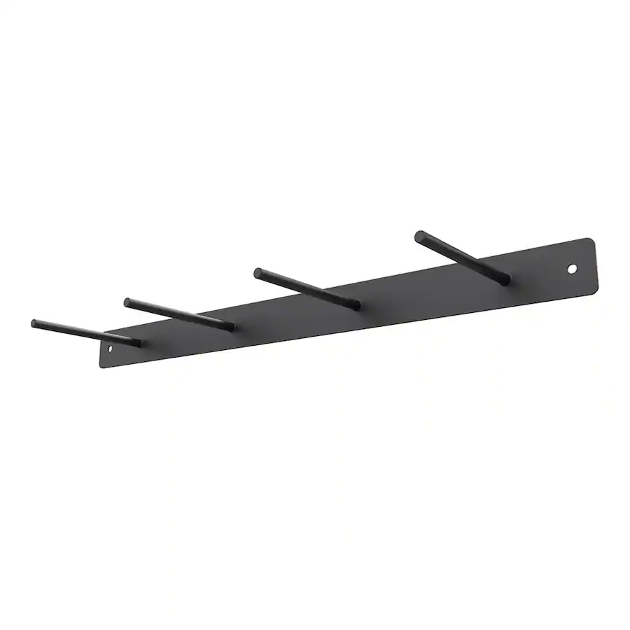 Power Systems Wall Mounted Rack, Compact Gym Accessory Organizer for ...