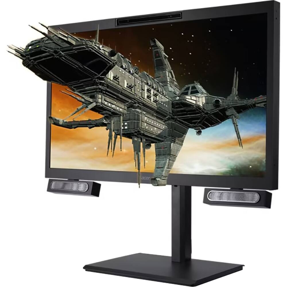 Alt View 1. Acer - SpatialLabs 27" AG VA Monitor 	FF.R2CAA.003 - Black.