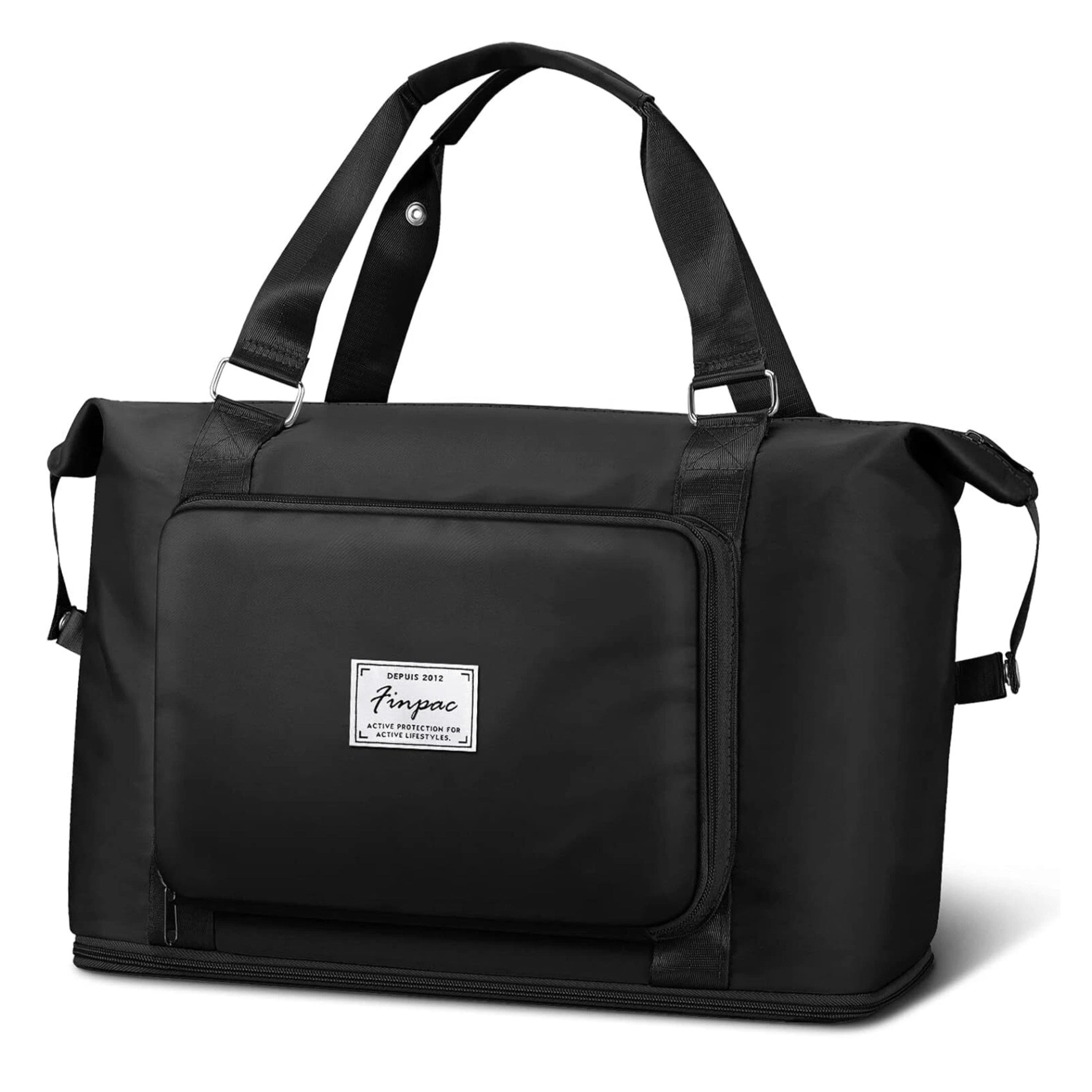 Kitcheniva - Convertible Sports Travel Duffel Shoulder Bag - Black