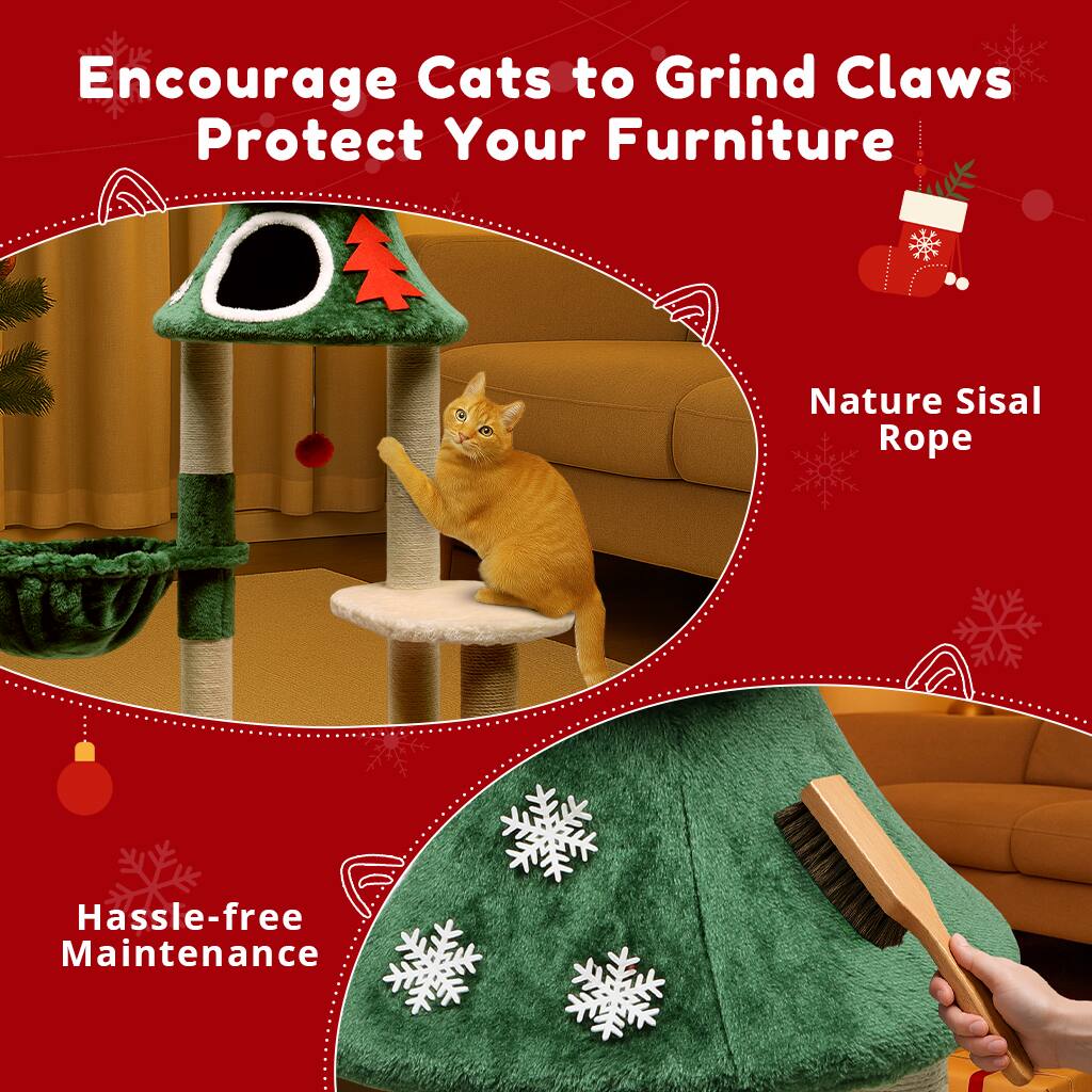 Encourage Cats to Grind Claws  
Protect Your Furniture  

Nature Sisal Rope  

Hassle-free Maintenance