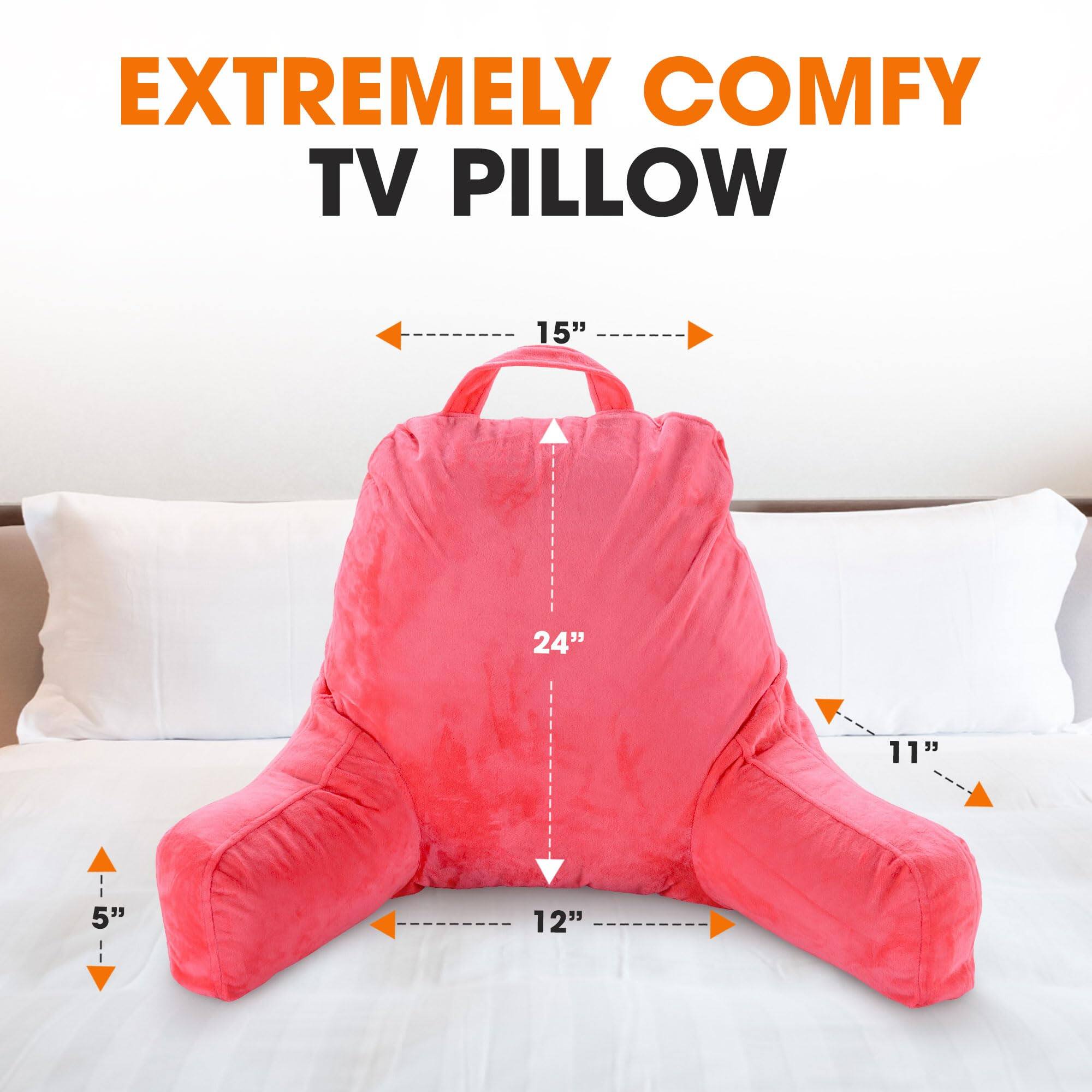 EXTREMELY COMFY TV PILLOW

15"  
24"  
11"  
5"  
12"
