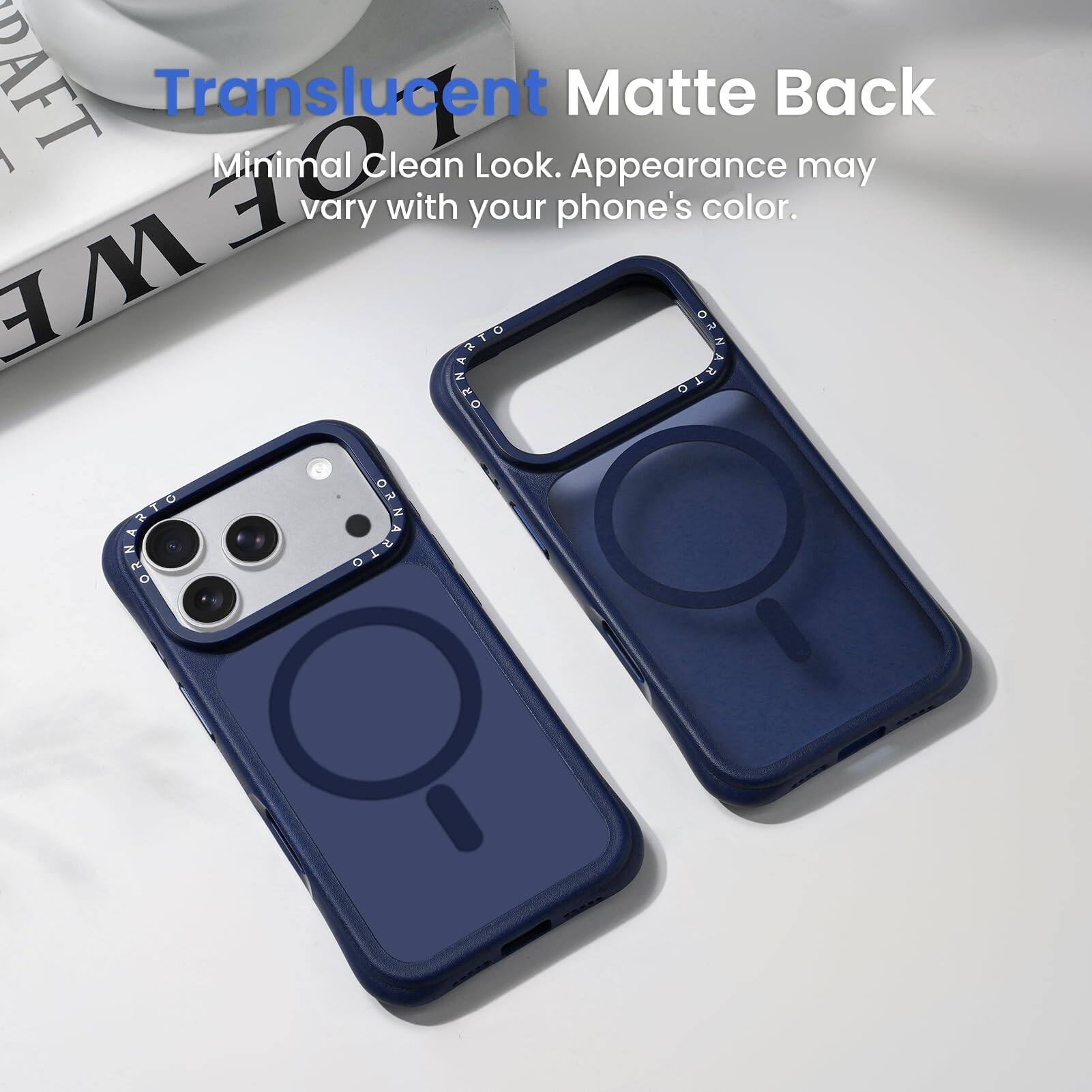 RAFT Translucent 10th Look. Matte Appearance Back may vary with your phone's color. WE ORNARIO ORNARTO ORNARIO ORNARTO

Translucent Matte Back
Minimal Clean Look. Appearance may vary with your phone's color.