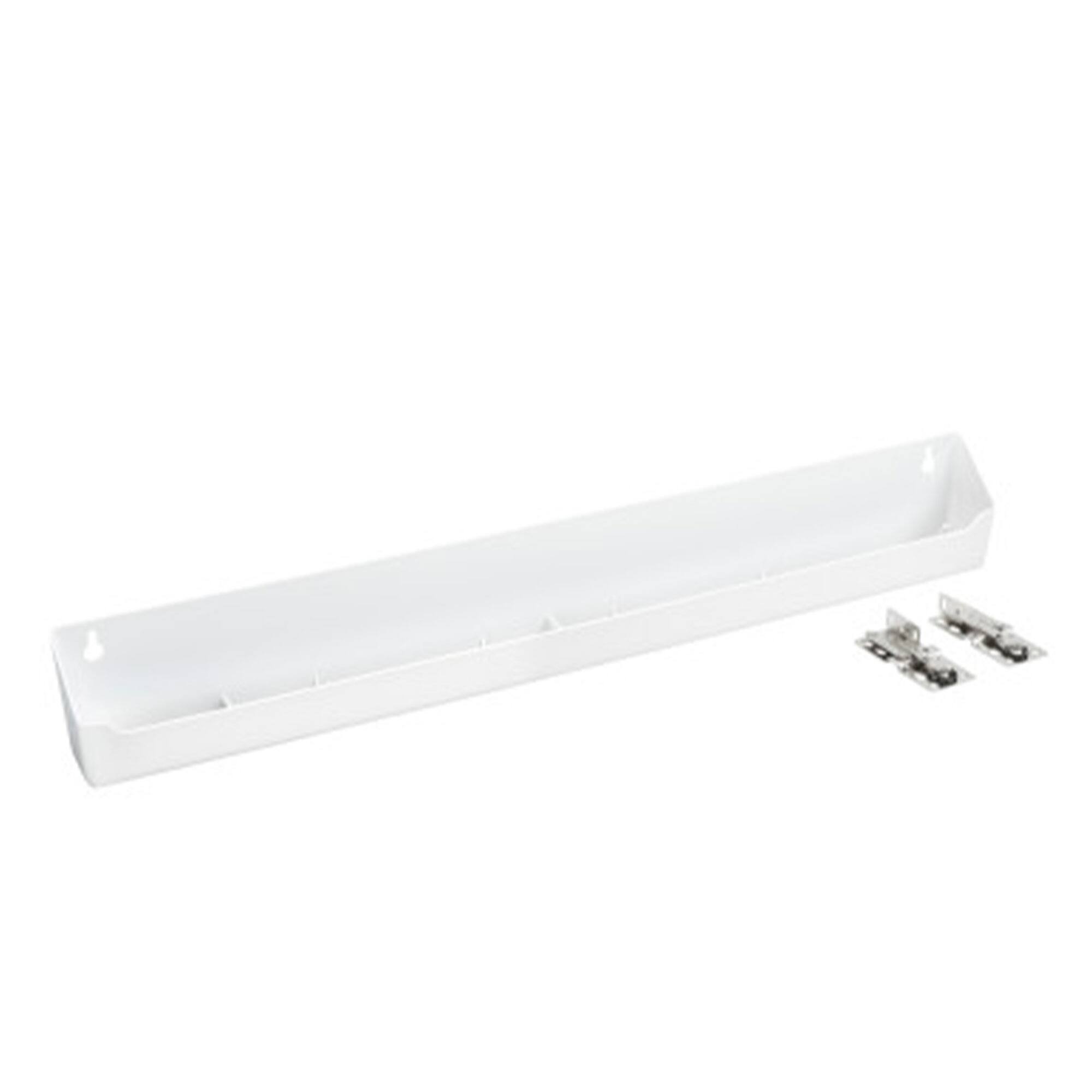 Front. Rev-A-Shelf - Rev-A-Shelf 24'' Kitchen Tip-Out Tray Polymer, Plastic, White, LD-6591-24-11-1 - White.