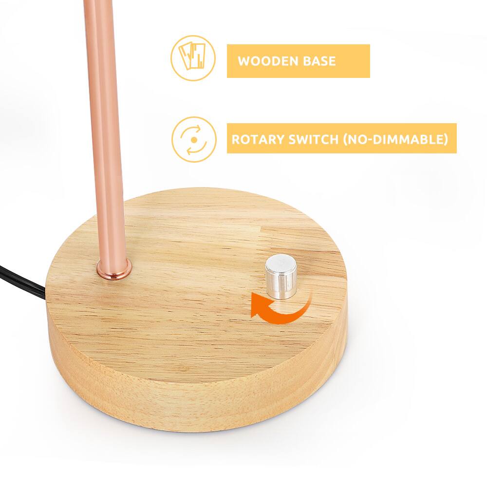 WOODEN BASE  
ROTARY SWITCH (NO-DIMMABLE)