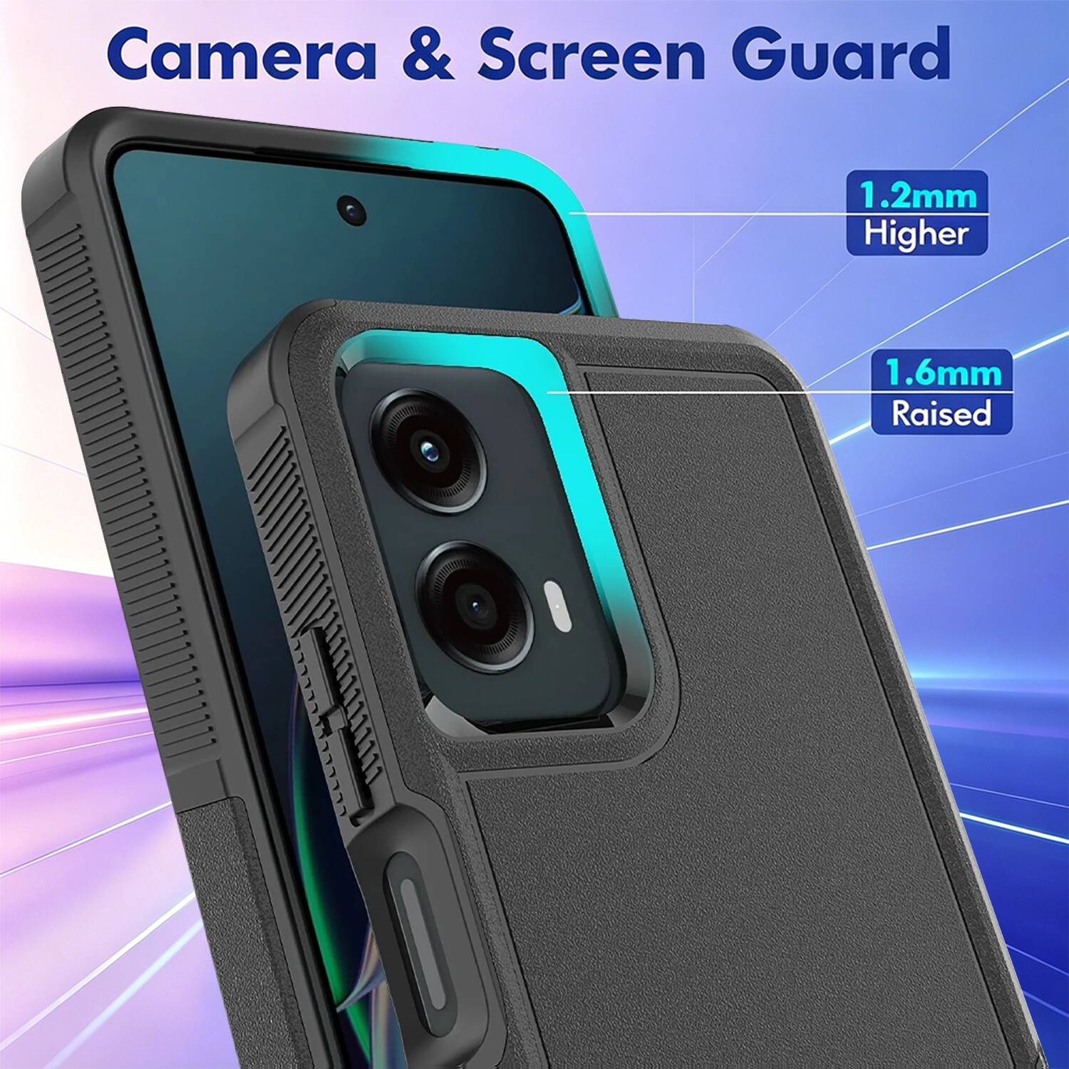 Camera & Screen Guard

1.2mm Higher

1.6mm Raised