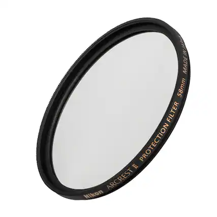 JAPAN MADE IN JAPAN
58mm FILTER
PROTECTION II
ARC REST
Nikon