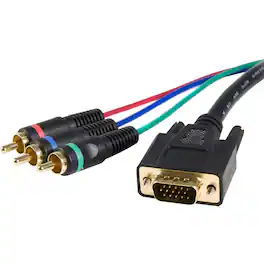 StarTech.com - Cable adapter - RCA breakout - HD15 (m) - component (f) - 3 ft
