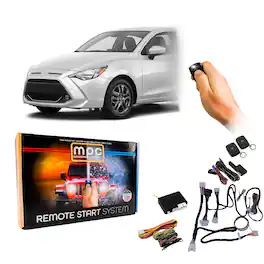 MPC - Remote Start Kit With Keyless Entry For 2015-2019 Toyota Yaris - Gas - H-Key - Black