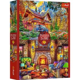 Trefl - Red 2x500 Mountain Trip puzzle