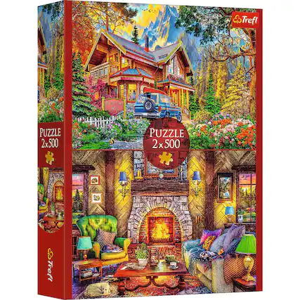 Trefl
PUZZLE 2x500
MOUNTAIN LODGE