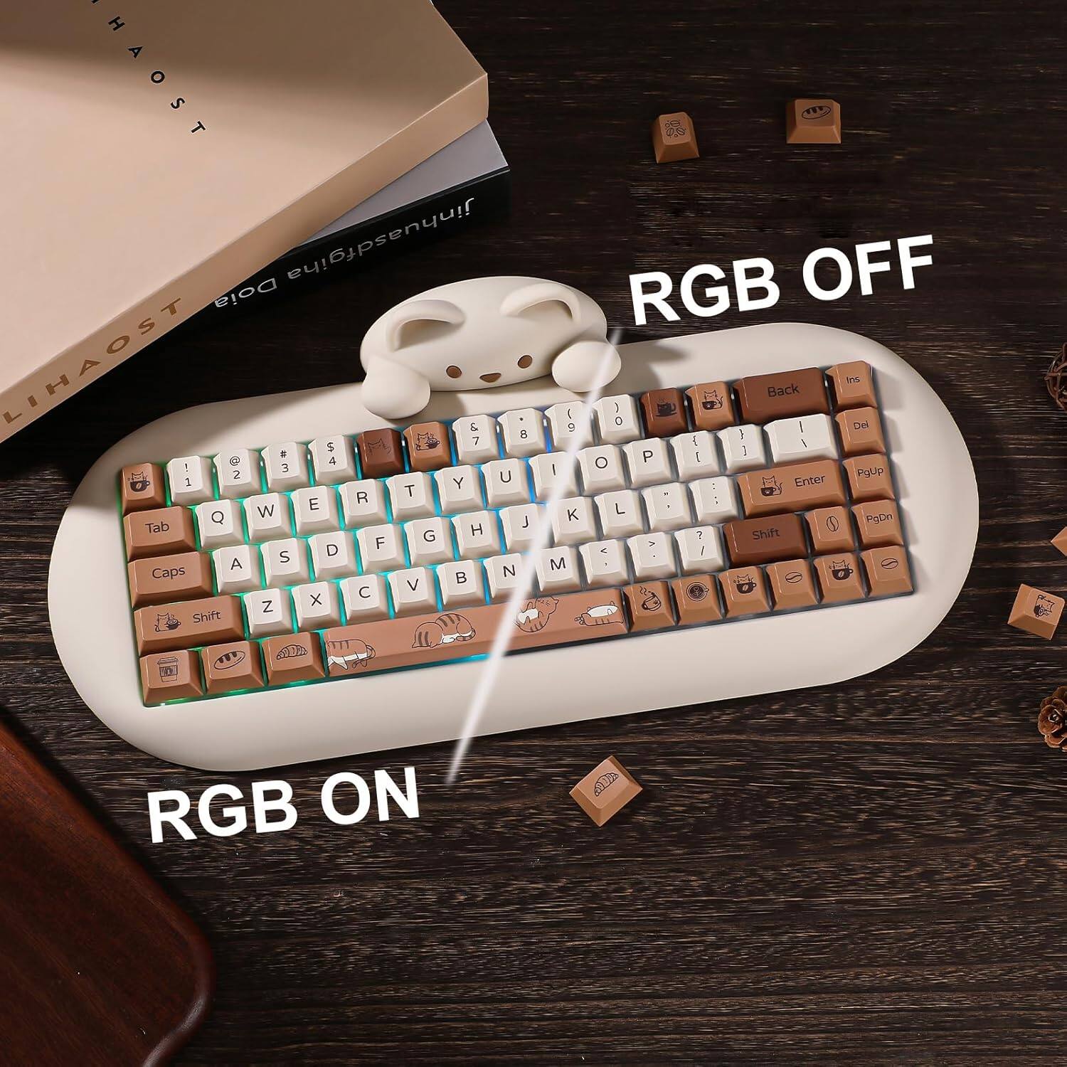 The text in the image is:

"RGB OFF
RGB ON"