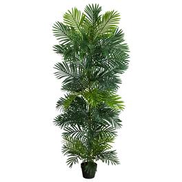 BreeBe - 70" Areca Artificial Palm Tree UV Resistant (Indoor/Outdoor) - Green