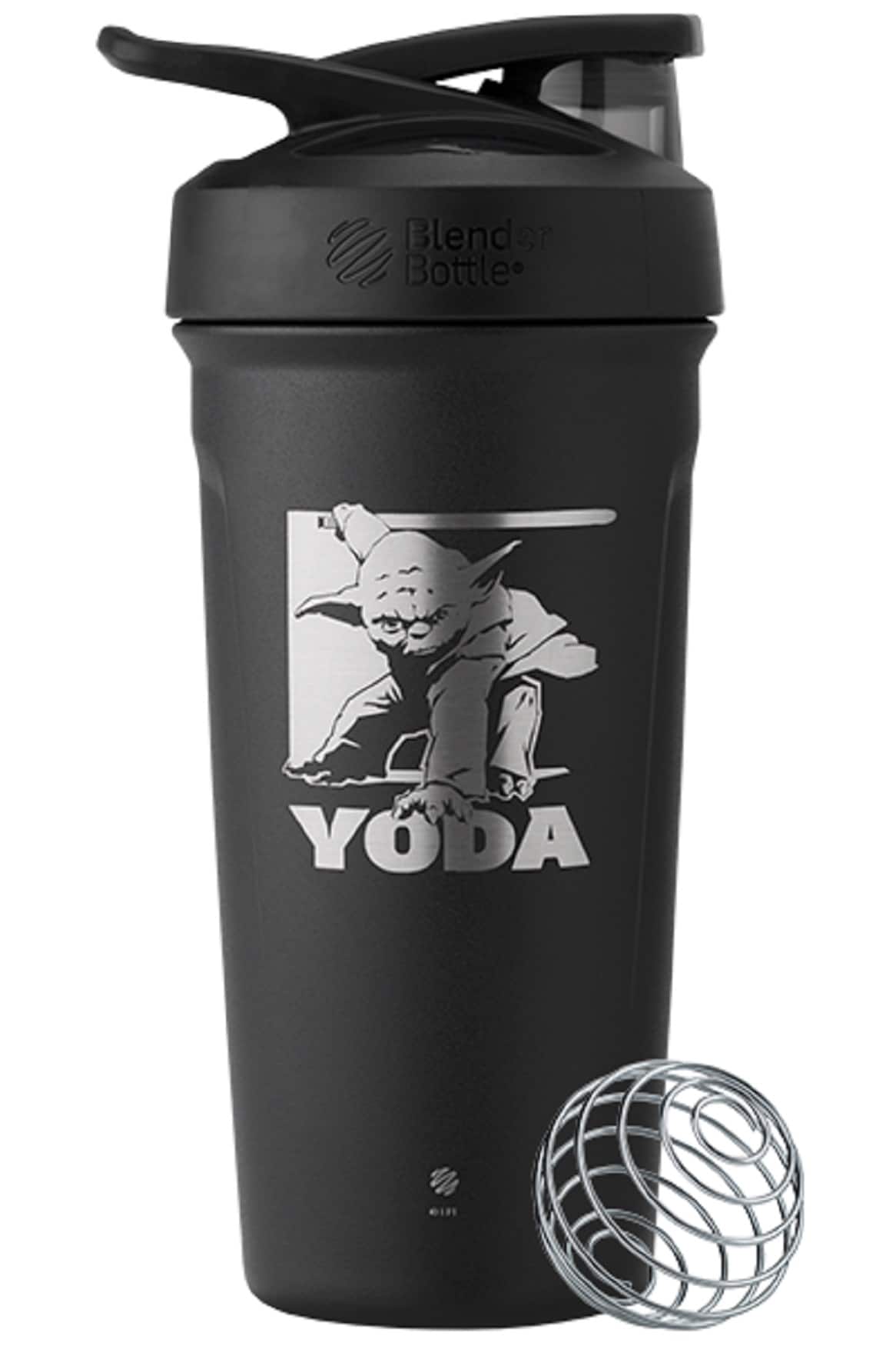 Angle. BlenderBottle - YODA BlenderBottle Strada - Stainless Steel - 24-oz. - Black.