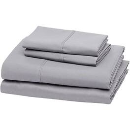 SlickBlue - 100% Cotton 1000 Thread Count Sheet Set for Luxurious Softness - Gray
