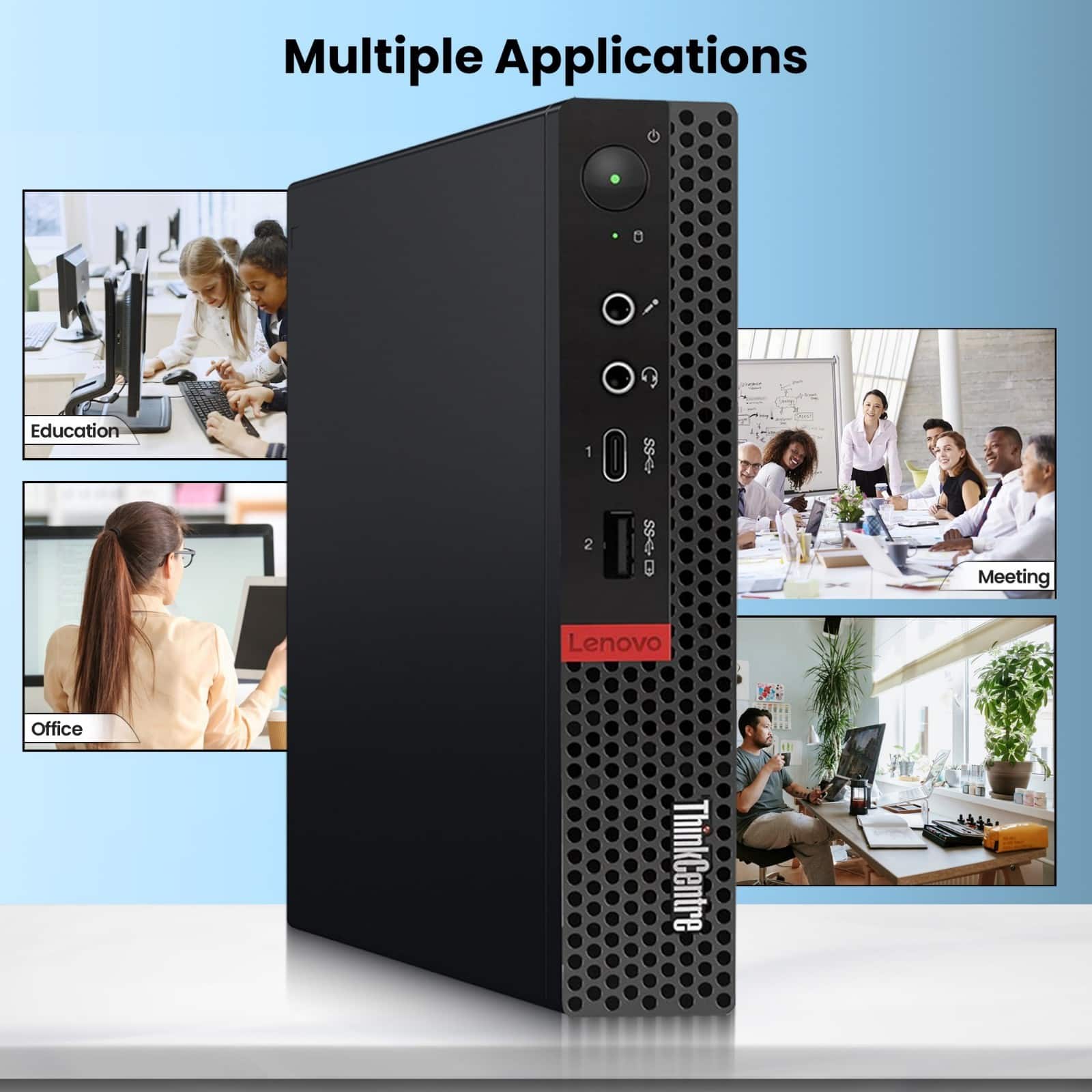 Lenovo Refurbished Excellent Tiny M75Q mini Desktop PC | AMD Ryzen