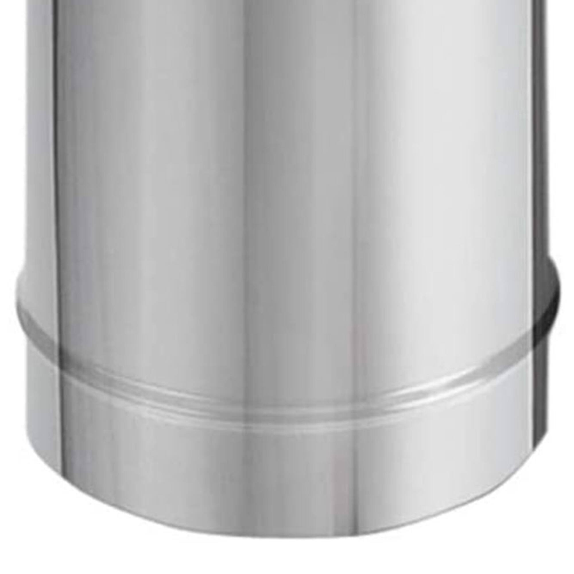 Alt View 5. DuraVent - DuraVent DuraBlack 6DBK-12SS 12 x 6 Inch Stainless Steel Single Wall Stove Pipe.