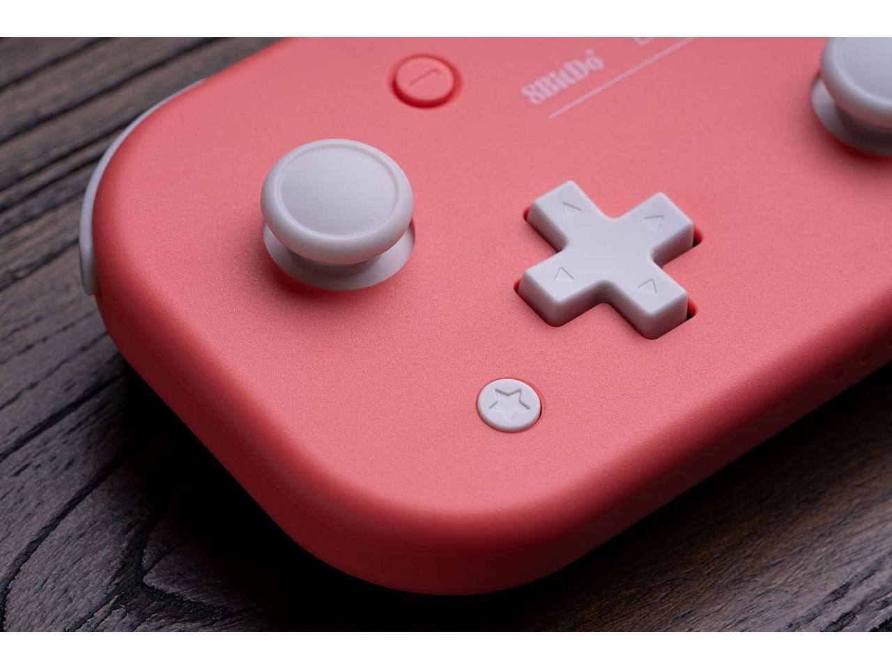 Alt View 4. 8BitDo - 8Bitdo Lite 2 Bluetooth Wireless Gamepad for Switch, Android and Raspberry Pi - Pink - Pink.