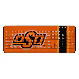 Keyscaper - Oklahoma State Cowboys Wireless USB Keyboard - Multicolor