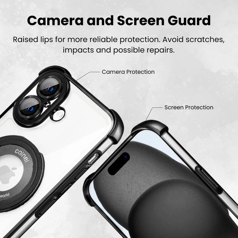Camera and Screen Guard

Raised lips for more reliable protection. Avoid scratches, impacts and possible repairs.

Camera Protection

Screen Protection