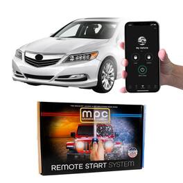 MPC - Remote Start Kit for Acura RLX 2016-2017 Push-to-Start (Gas) with Smartphone Control and T-Harness - Black