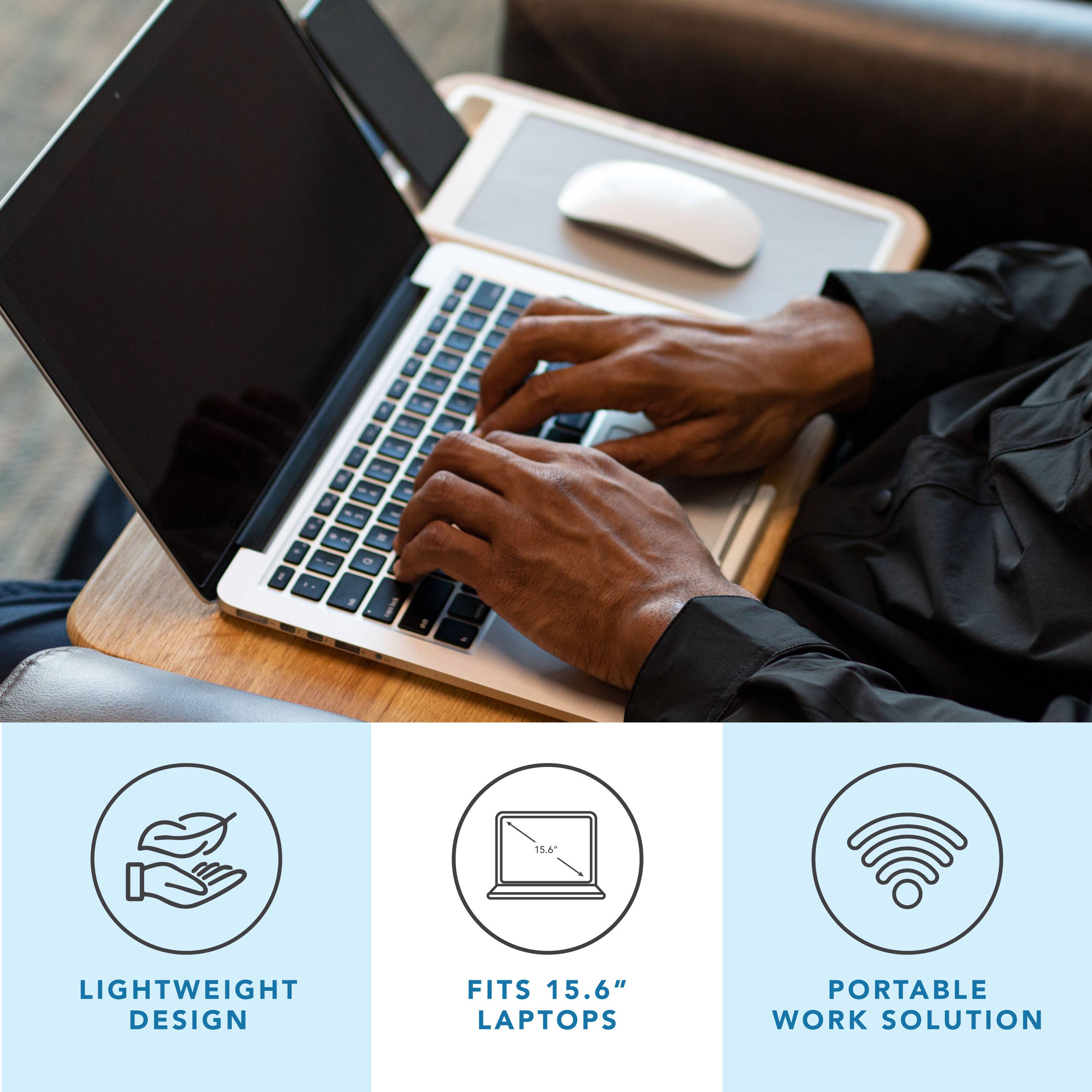 - Lightweight Design
- Fits 15.6" Laptops
- Portable Work Solution