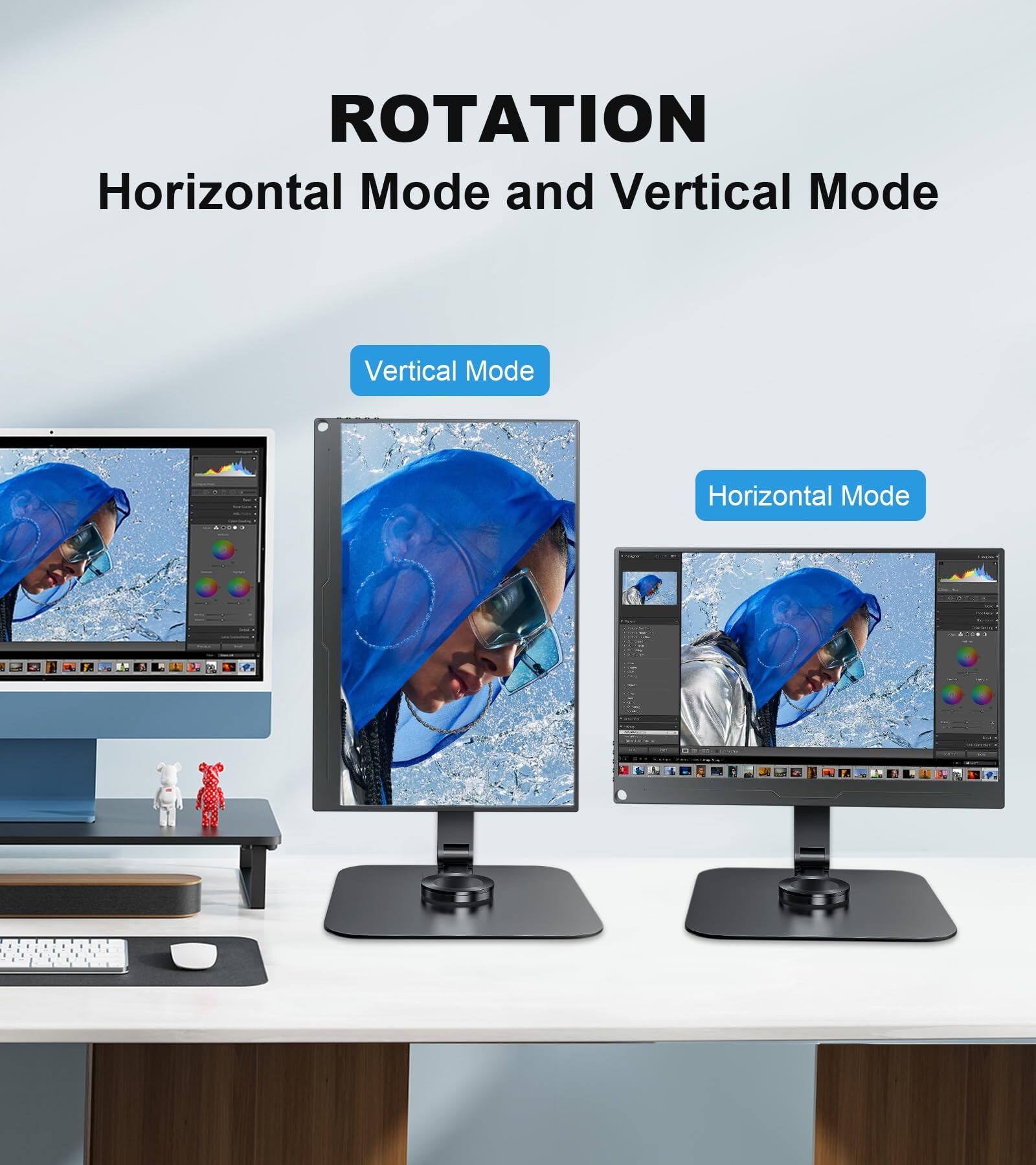 ROTATION  
Horizontal Mode and Vertical Mode  

Vertical Mode  
Horizontal Mode