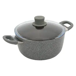 ZWILLING - Parma Plus 4.8-qt Aluminum Nonstick Dutch Oven with Lid - Gray