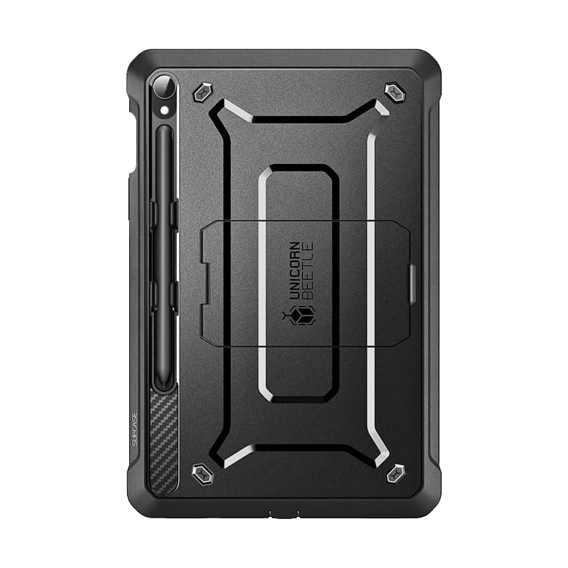 SUPCASE - UB PRO Rugged Case with Kickstand and Screen Protector for Galaxy Tab S9 FE 10.9-Inch (2023) - Black