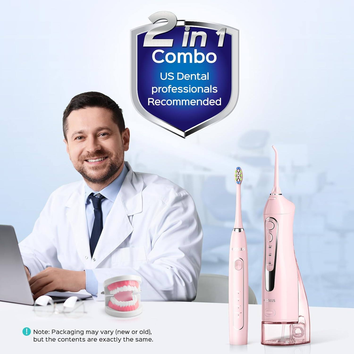 2 in 1 Combo US Dental professionals Recommended OSLUS! Note: Packaging may vary (new or old), but the contents are exactly the same.
