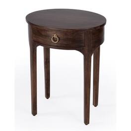 Butler Specialty - Alinia 1 drawer End Table - Dark Brown