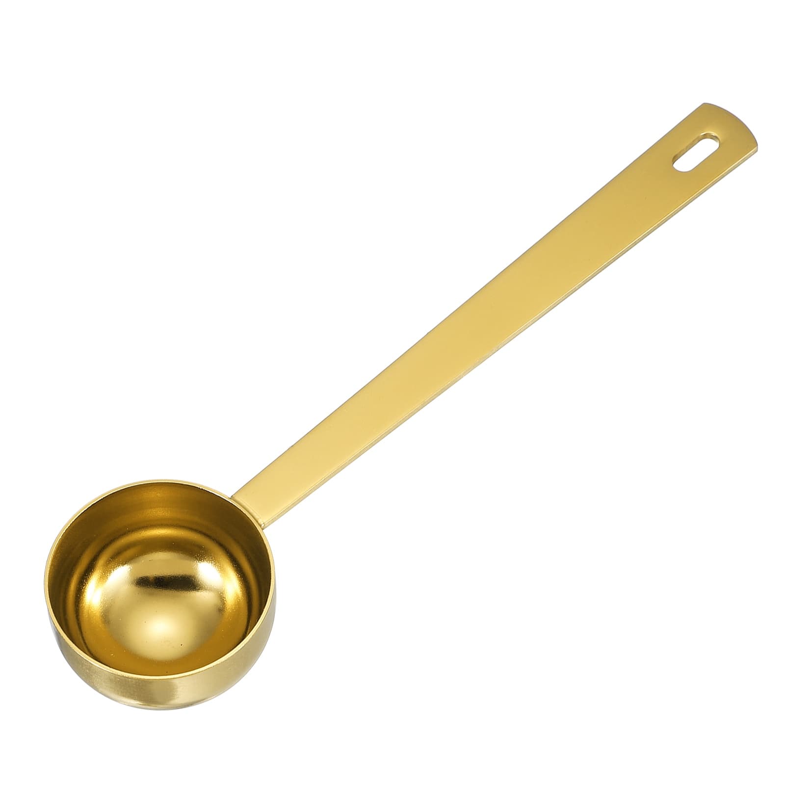 Unique Bargains - Measuring Spoon, 20ml Long Handle Table Scoop Teaspoon for Coffee Tea Sugar Cooking Baking - Gold price history on PriceWatchPro