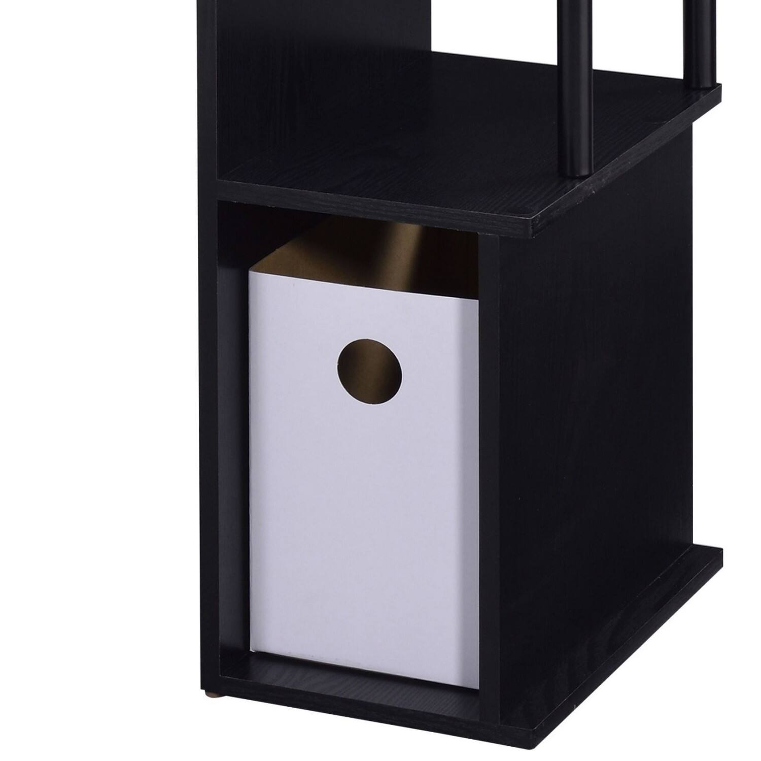 Alt View 9. Glintex - Office Computer Desk with Keyboard Tray, Storage Shelf, Spacious Work Surface and Durable Construction - Black.