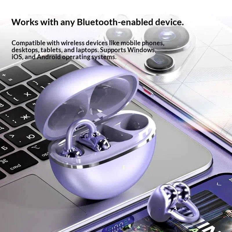Works with any Bluetooth-enabled device.

Compatible with wireless devices like mobile phones, desktops, tablets, and laptops. Supports Windows, iOS, and Android operating systems.