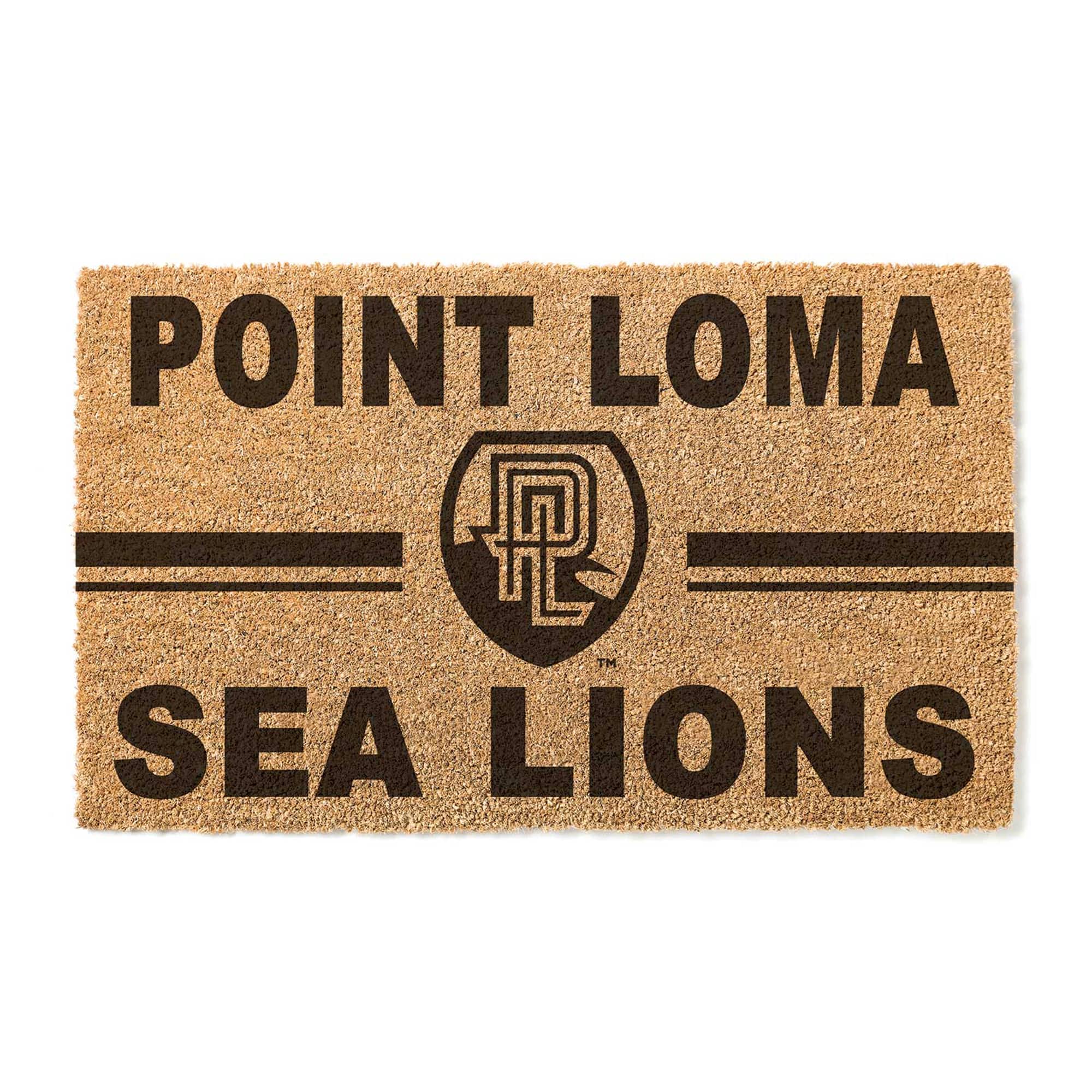 Jardine - Point Loma Sea Lions 18" x 30" Team Logo Doormat - Brown