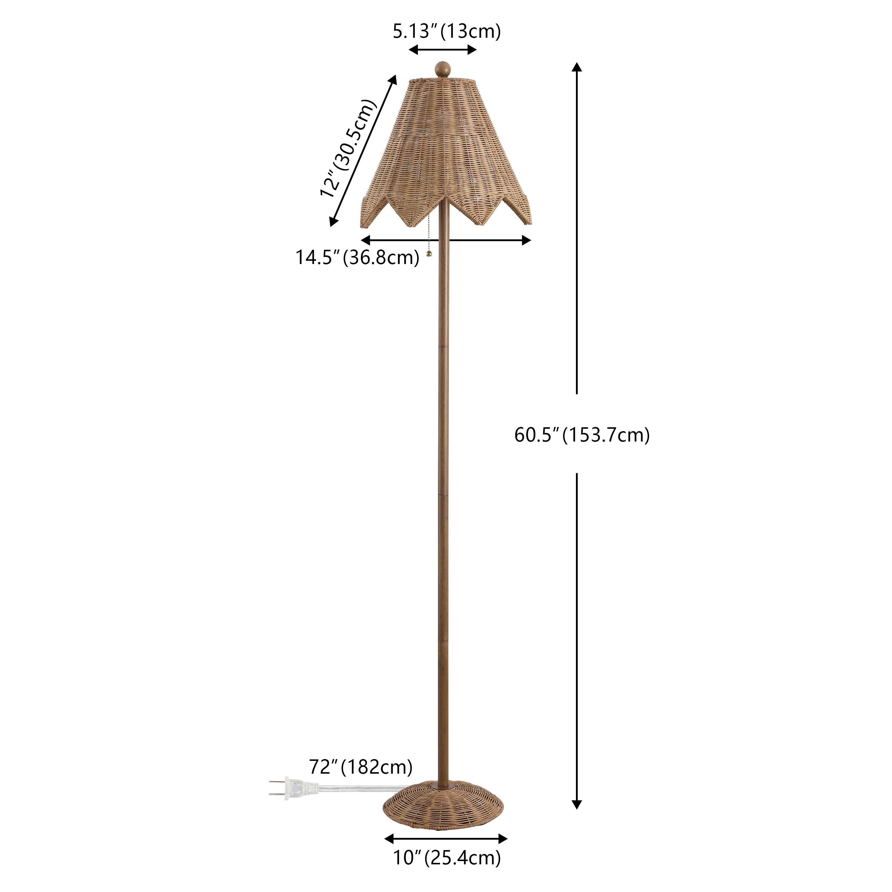 5.13" (13cm)  
5cm  
12" (30.5cm)  
12" (30.5cm)  
14.5" (36.8cm)  
60.5" (153.7cm)  
72" (182cm)  
10" (25.4cm)
