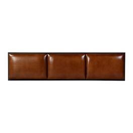 Butler Specialty - Kane 62 in. W Leather and Iron Accent Bench - Brown,Black