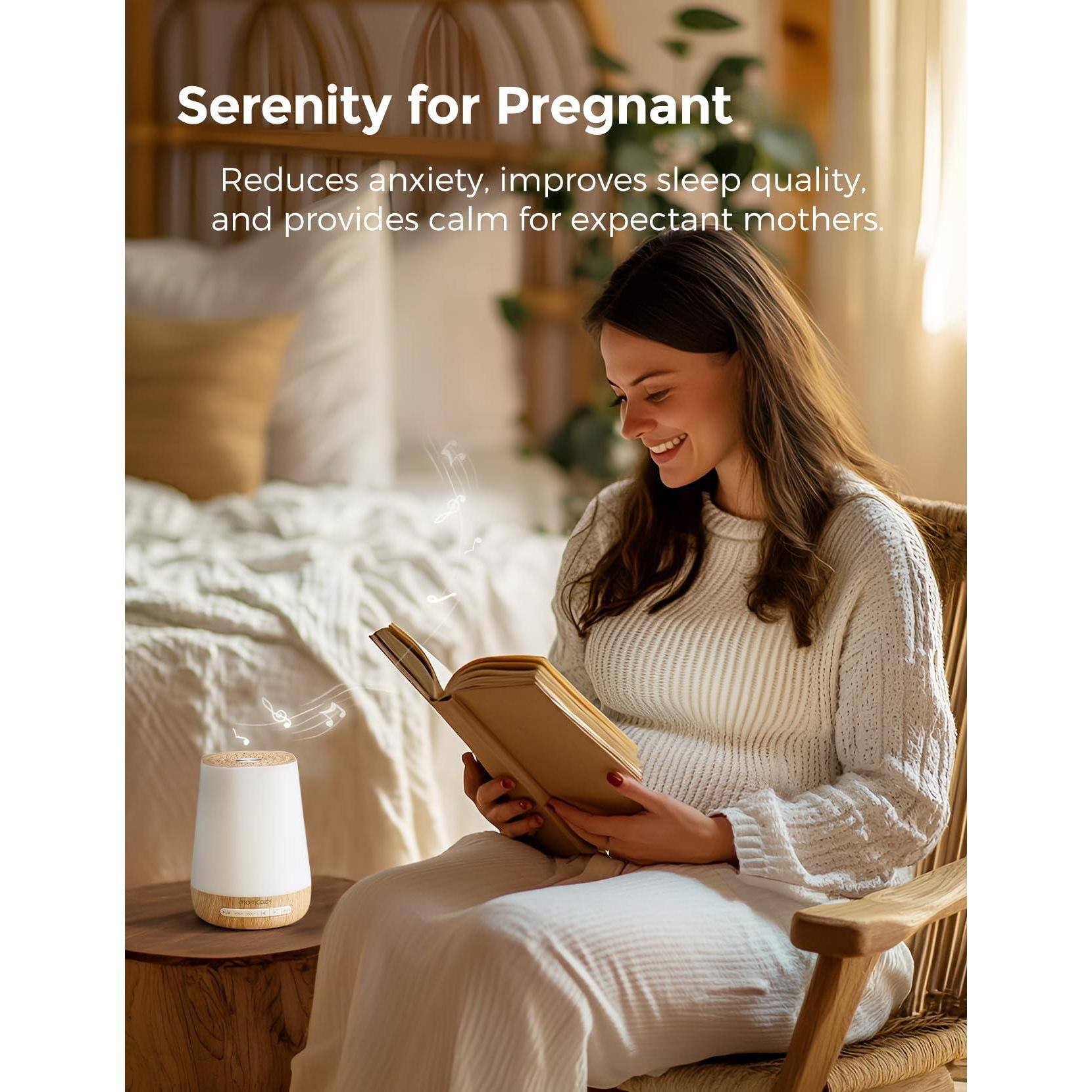 Serenity for Pregnant  
Reduces anxiety, improves sleep quality, and provides calm for expectant mothers.
