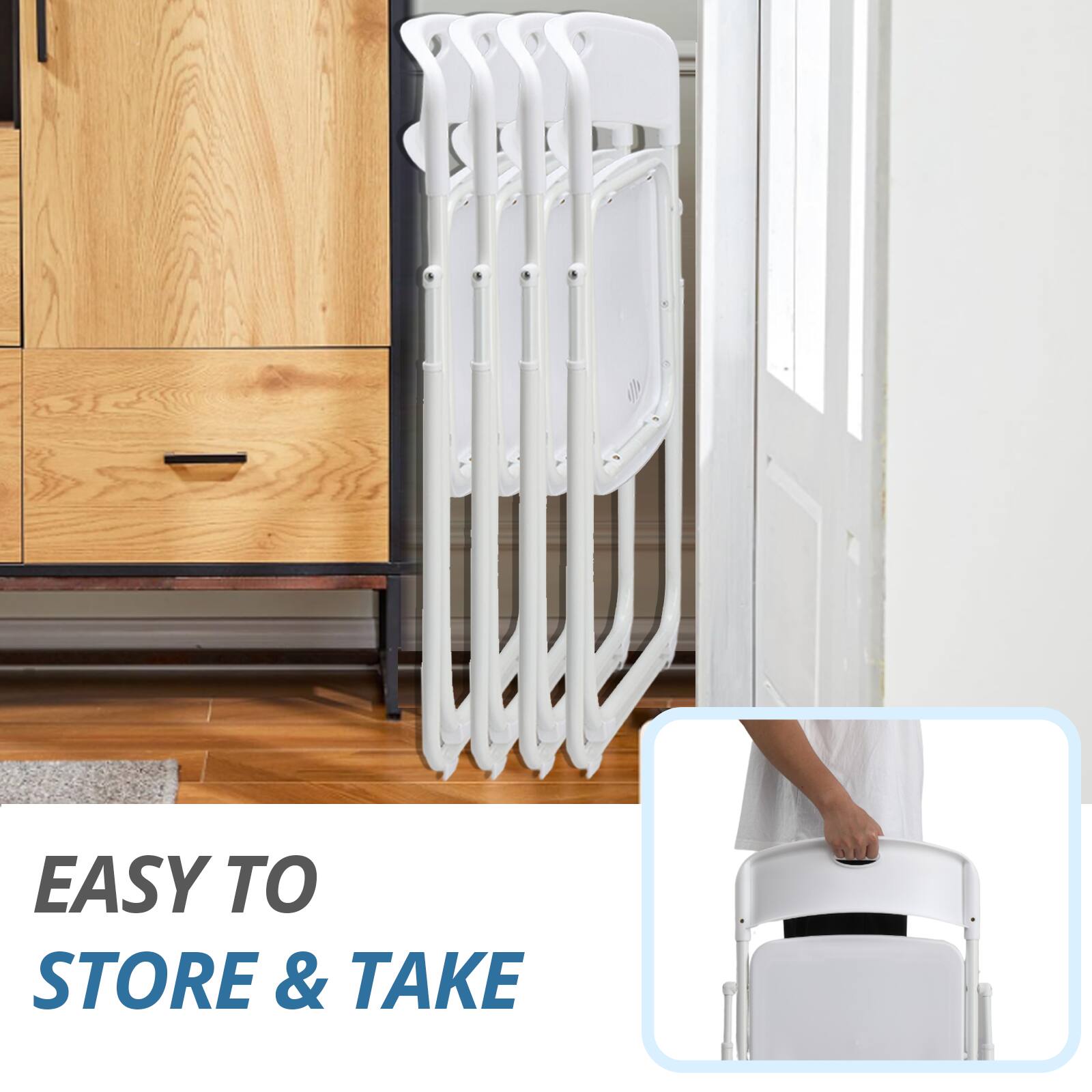 EASY TO STORE & TAKE