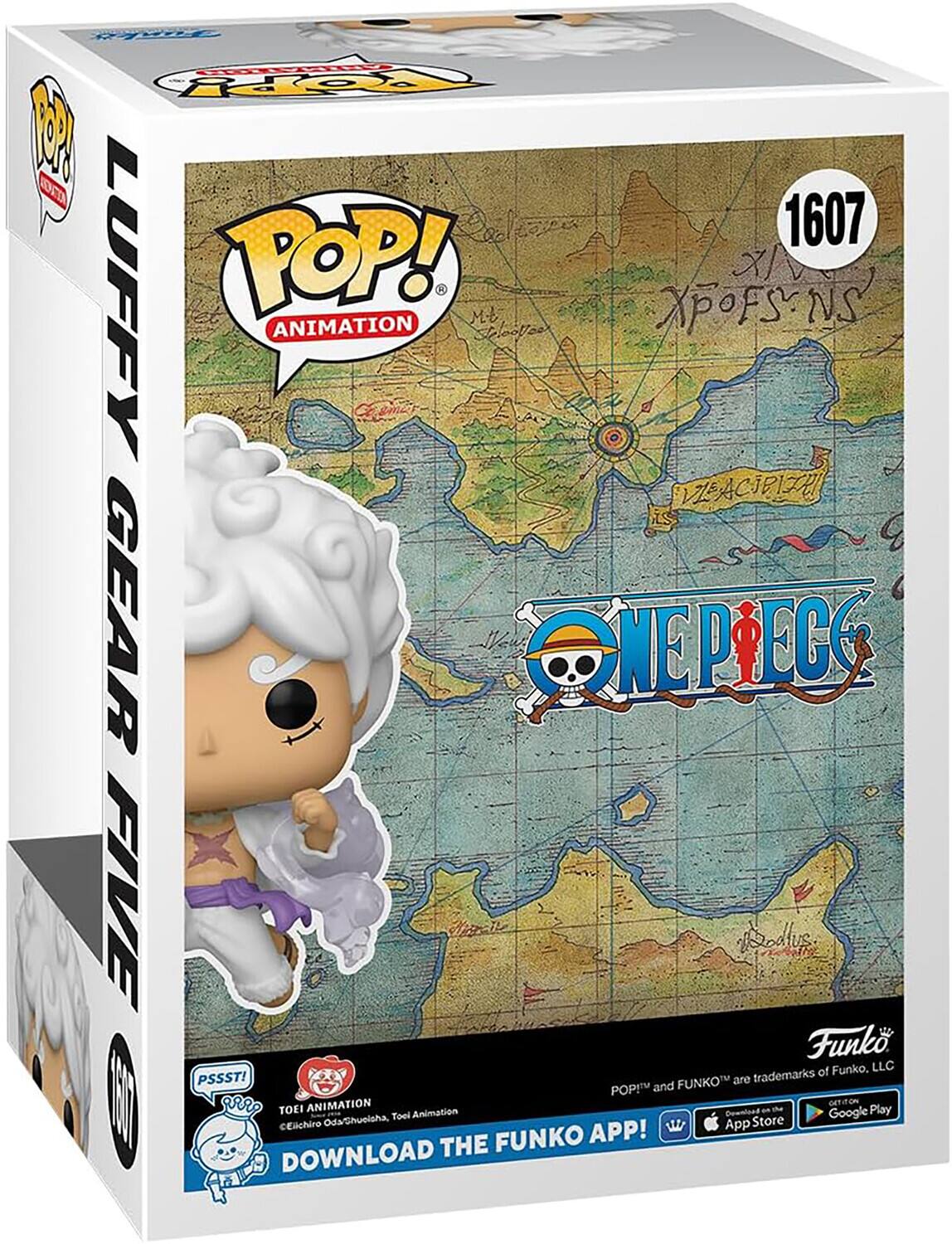 FUNKO POP! 1607 LUFFY GEAR FIVE

FUNKO and POP! are trademarks of Funko, LLC

TOEI ANIMATION Oda/Shueisha Toei Animation

DOWNLOAD THE FUNKO APP! App Store Google Play