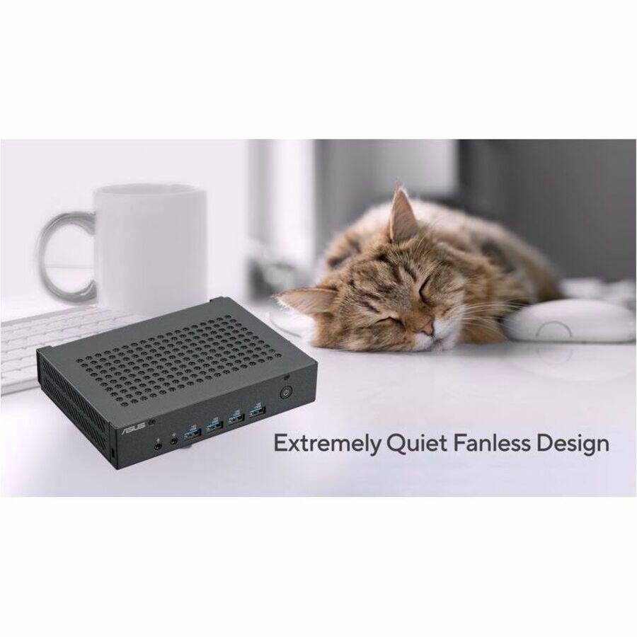 Extremely Quiet Fanless Design