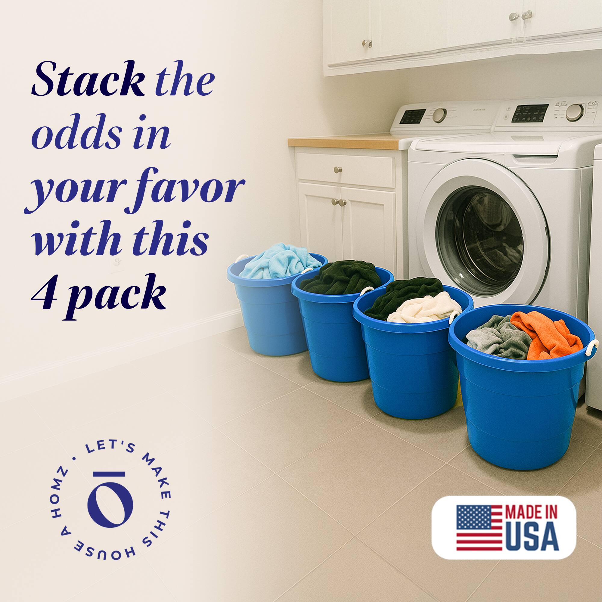 Stack the odds in your favor with this 4 pack

LET'S MAKE THIS HOUSE A HOME

MADE IN USA