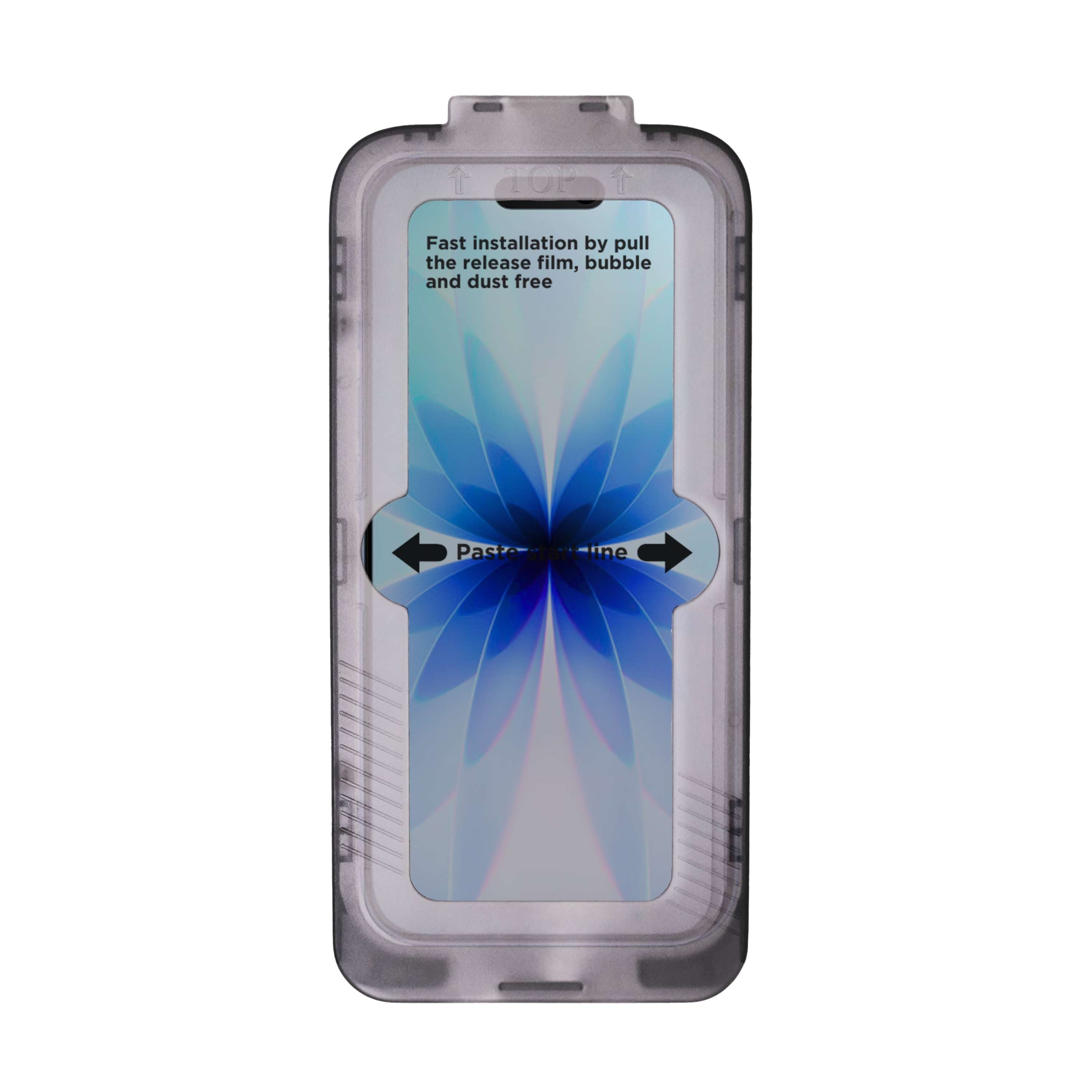 Fast installation by pull the release film, bubble and dust free.