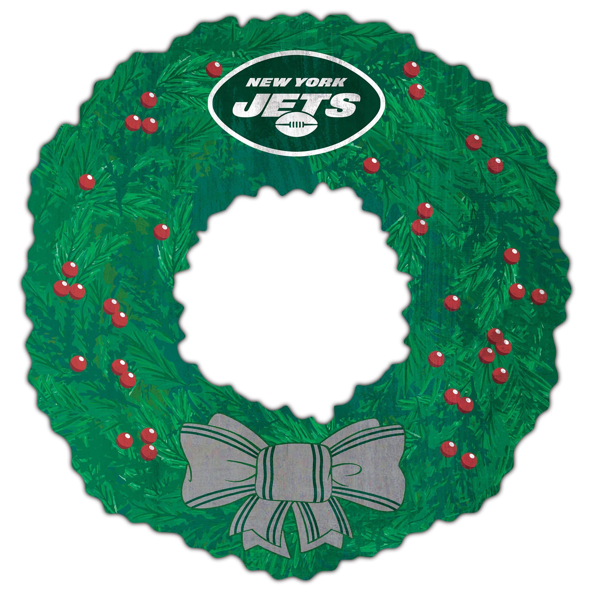 Fan Creations - 16'' Team Wreath Sign - Green