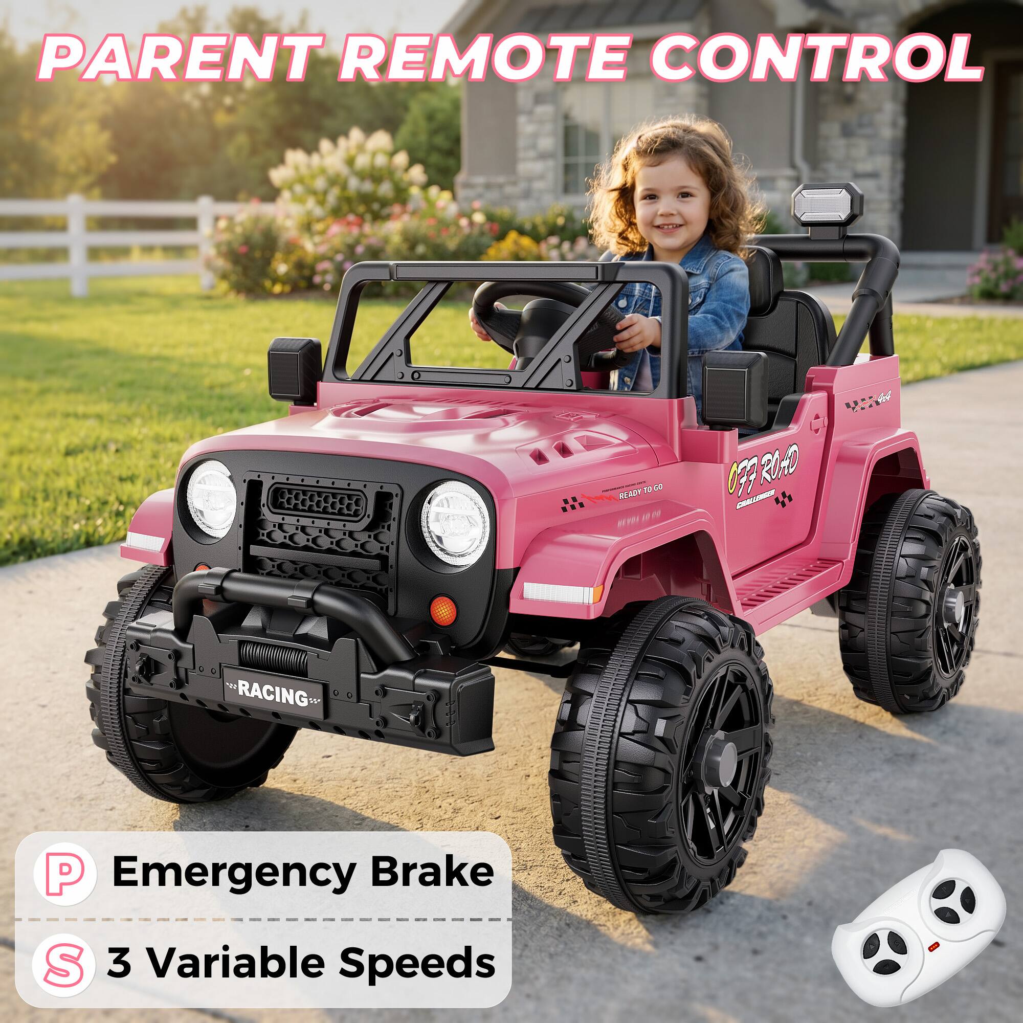 PARENT REMOTE CONTROL

TO DO: READY

WWW GGG 21-00

RACING 55+

P Emergency Brake

S 3 Variable Speeds