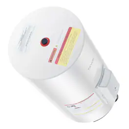 VEVOR - Electric Water Heater, 18 Gallon Tank Hot Water Heater, 1.6kW Tankless Water Heater with Knob Control, IPX4 Waterproof - White