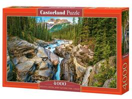 4000 Piece Jigsaw Puzzles, Mistaya Canyon, Banff National Park, Canada, Castorland C-400348-2 - Red